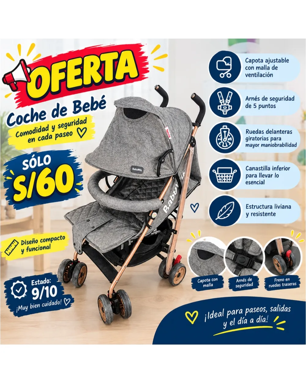 Coche de Bebé BabyWil