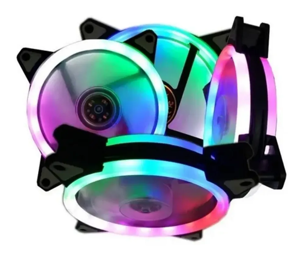 Fan Cooler Ventilador Para Case 12cm Led 12v Pc Gamer